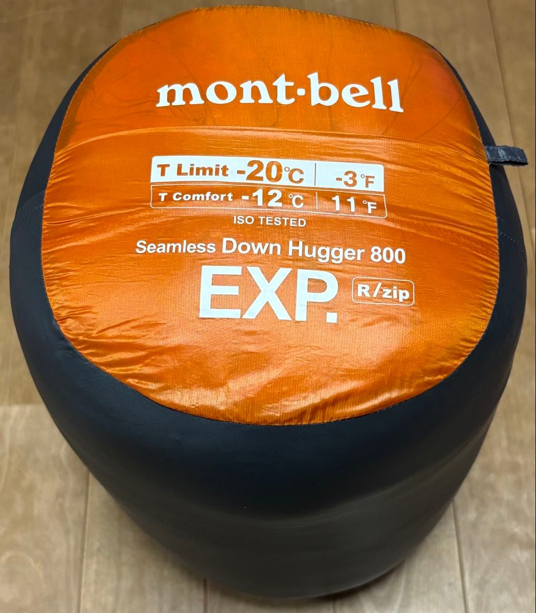 美品】モンベル(mont-bell) シームレスダウンハガー800 EXP 美品】モンベル(mont-bell) シームレスダウンハガー800 EXP