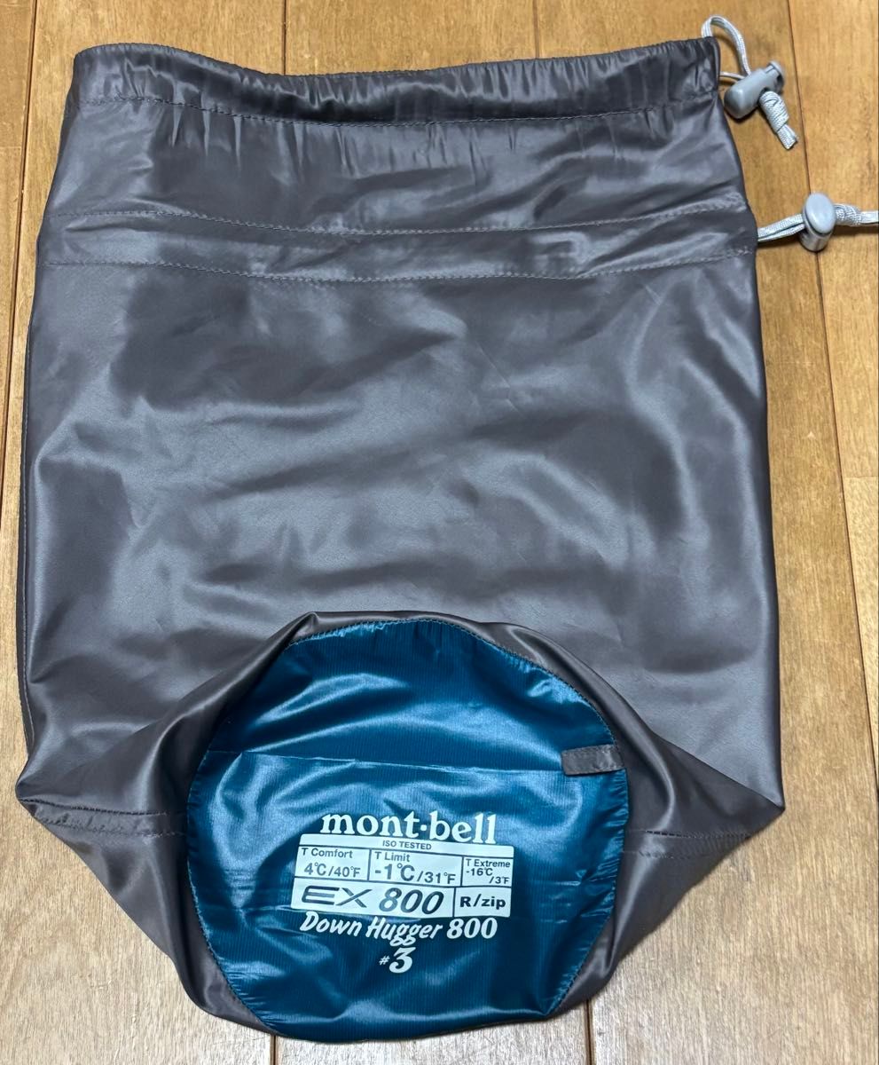 美品】モンベル(mont-bell) ダウンハガー800 #3 寝袋 シュラフ 美品】モンベル(mont-bell) ダウンハガー800 #3 寝袋 シュラフ