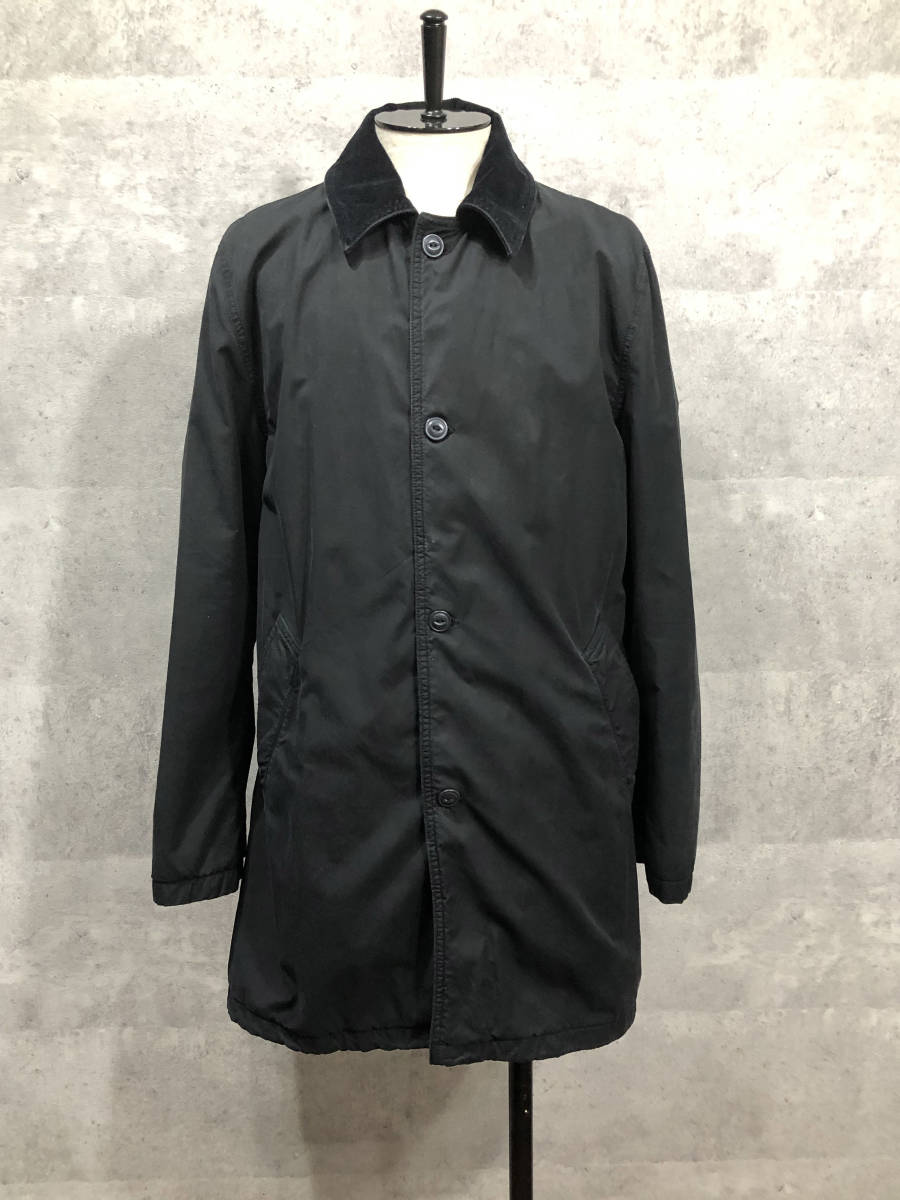 古着 SAVE KHAKI UNITED セーブカーキユナイテッド フリースライニングトレンチ SKU FLEECE LINED TRENCH Sサイズ ブラック_画像1