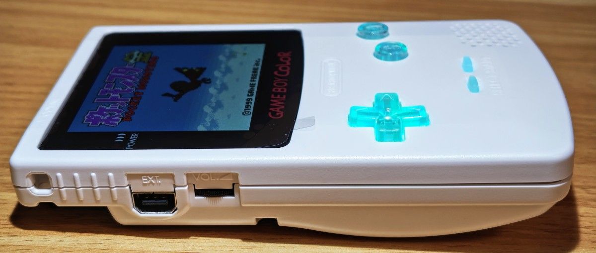 ゲームボーイカラー ホワイト OLED液晶(有機EL) LEDボタン ゲームボーイカラー ホワイト OLED液晶(有機EL) LEDボタン