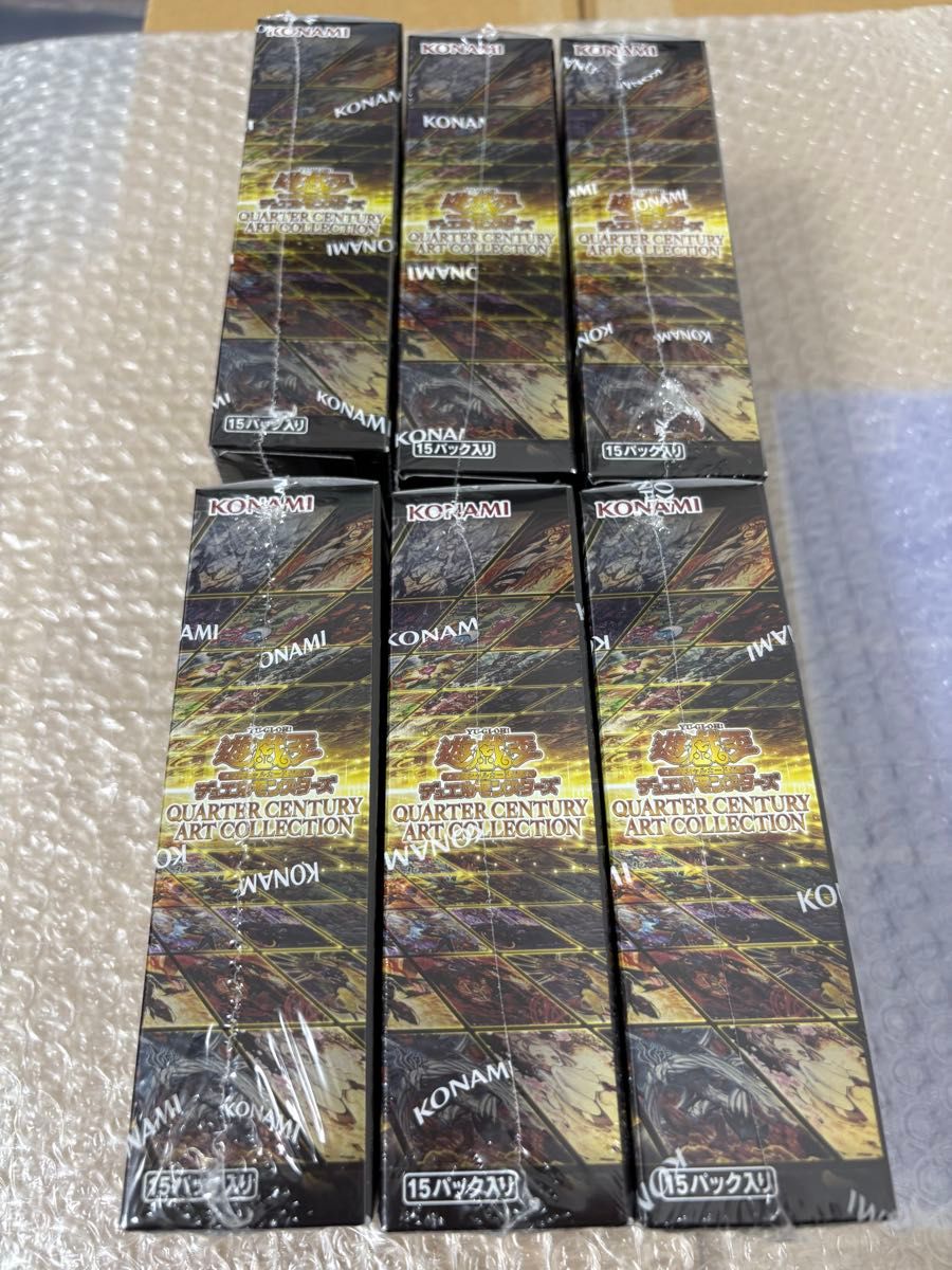 遊戯王 クォーターセンチュリーアートコレクション 6box 遊戯王 遊戯王 クォーターセンチュリーアートコレクション 6box 遊戯王
