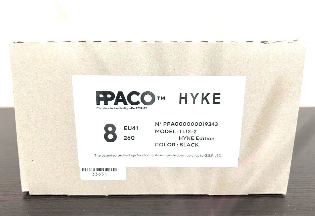 PPACO HYKE Edition LUX-2 ブラックサンダル 26cm|Yahoo!フリマ PPACO HYKE Edition LUX-2 ブラックサンダル 26cm|Yahoo!フリマ