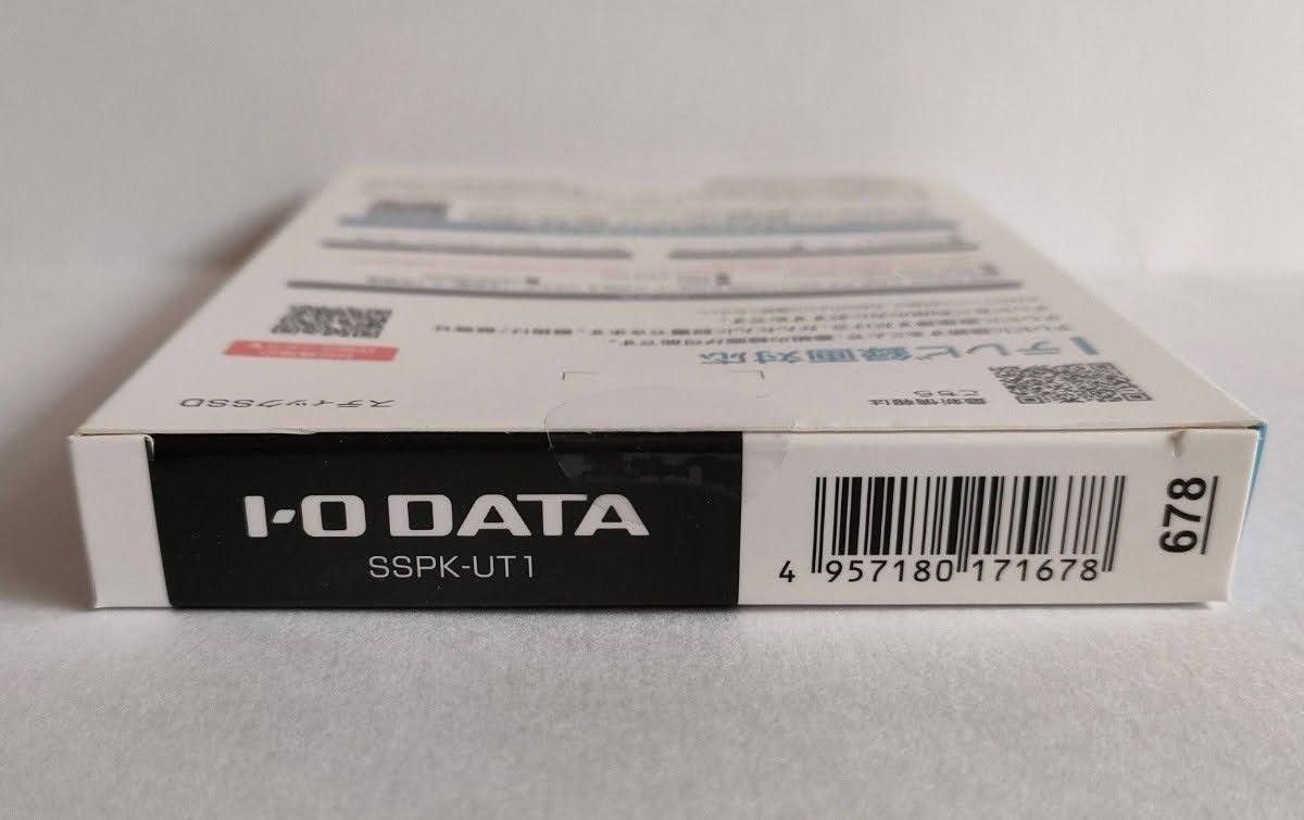 IODATA SSPK-UT1 スティックSSD 外付けSSD アイオーデータ IODATA SSPK-UT1 スティックSSD 外付けSSD アイオーデータ