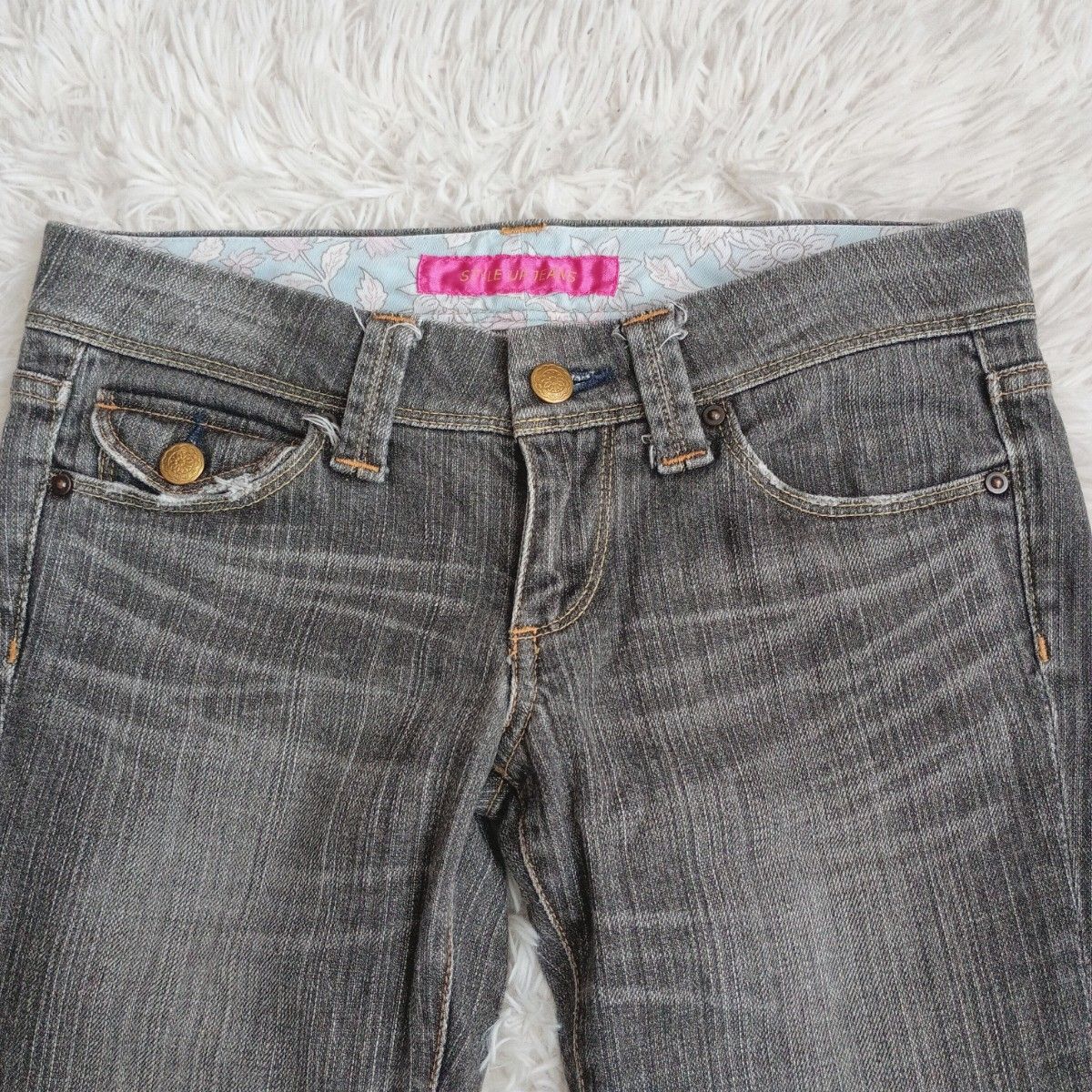 美品】OLD ユニクロ 00s 90s フレア ブーツカット デニム 美品】OLD ユニクロ 00s 90s フレア ブーツカット デニム