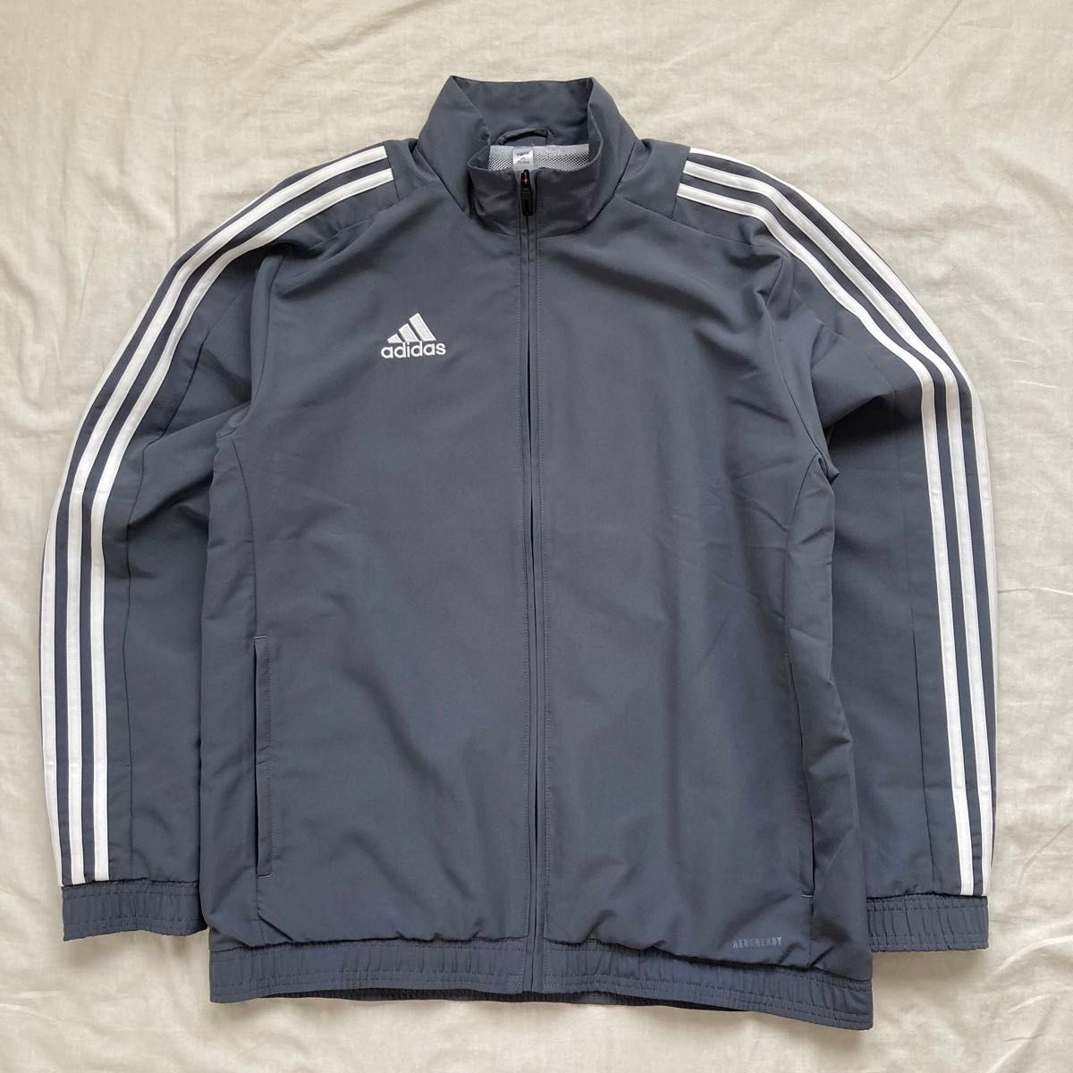 adidas アディダス トラックジャケット ジャージ 3本線 ロゴ L adidas アディダス トラックジャケット ジャージ 3本線 ロゴ L