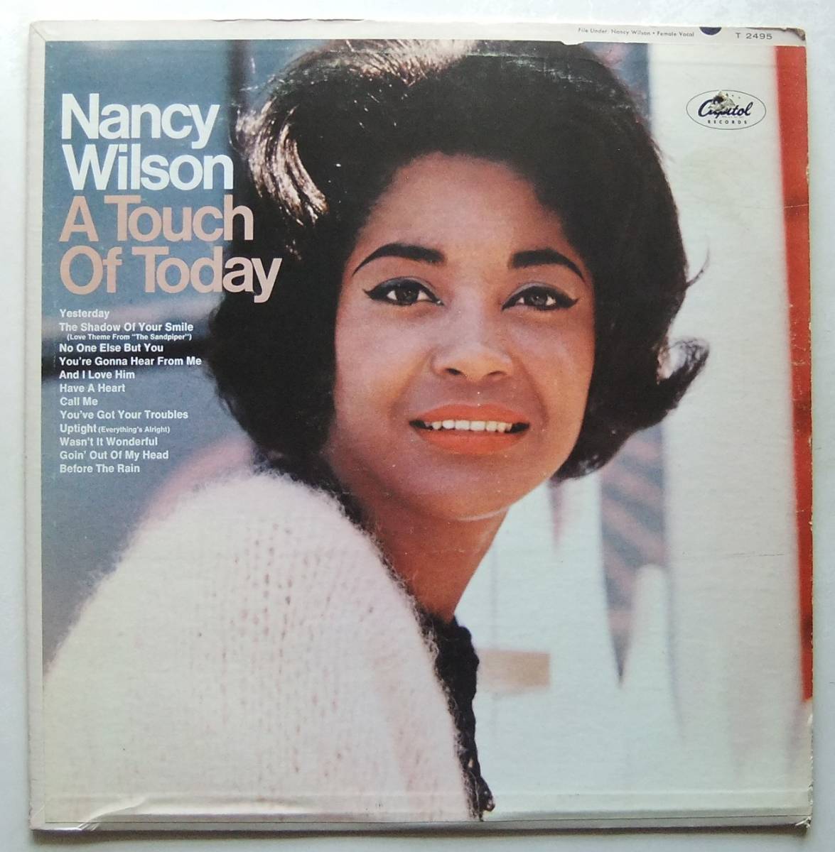 ◆ NANCY WILSON / A Touch Of Today ◆ Capitol T2495 (color) ◆ Vの画像1