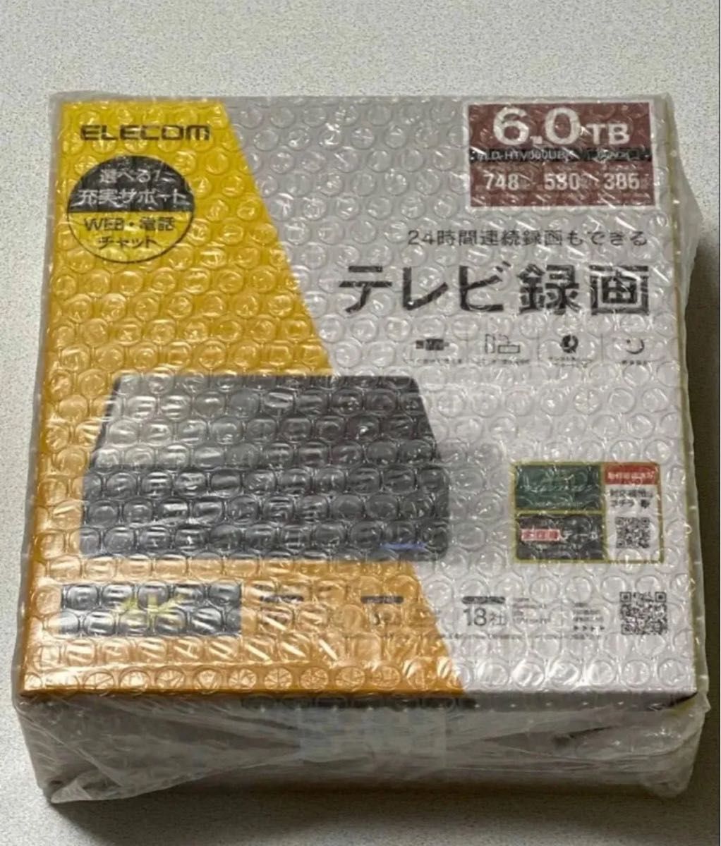 ELECOM 外付けハードディスク 6TB ELD-HTV060UBK エレコム 外 ELECOM 外付けハードディスク 6TB ELD-HTV060UBK エレコム 外