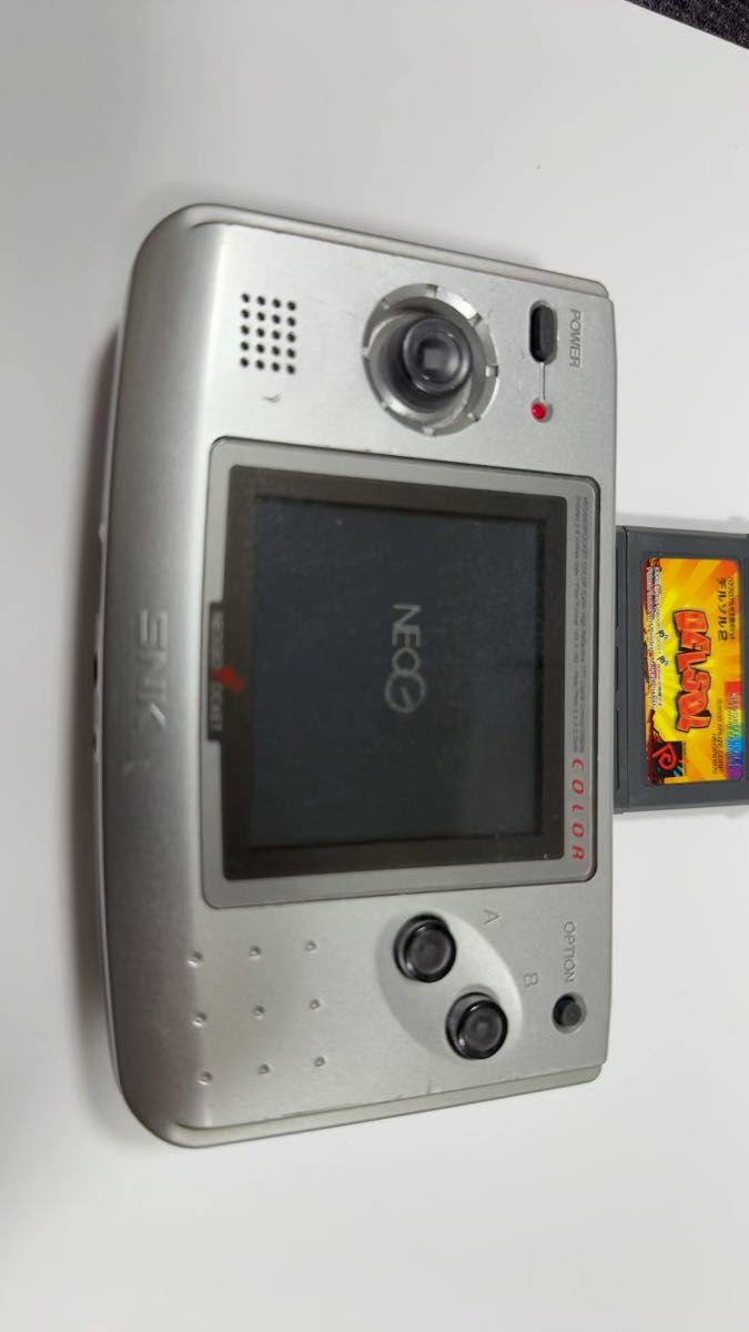 SNK NEOGEO POCKET COLOR 本体とデルソル2 セット 完動品