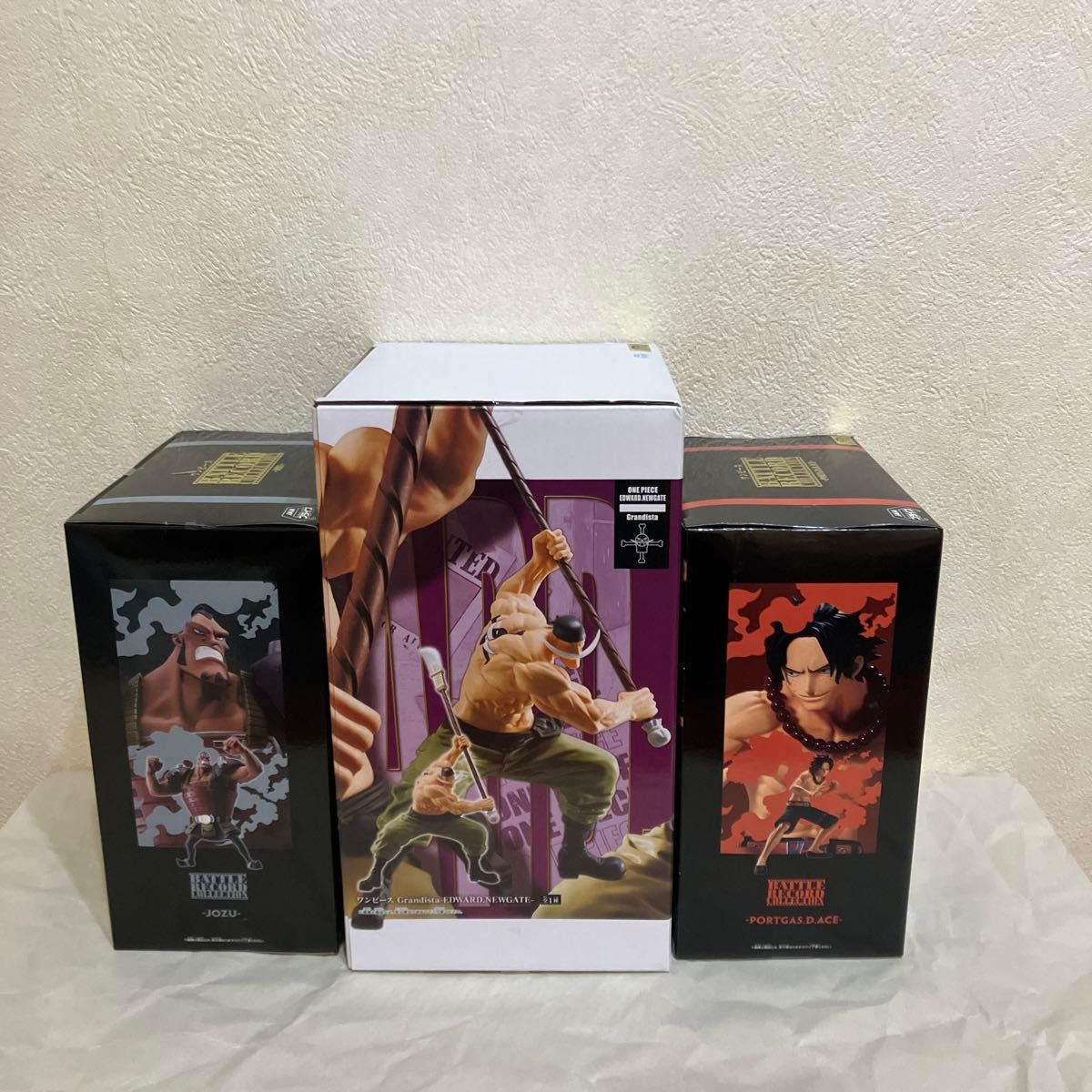 ONE PIECE ワンピース フィギュア 白ひげ エース ジョズ 3体 ONE PIECE ワンピース フィギュア 白ひげ エース ジョズ 3体