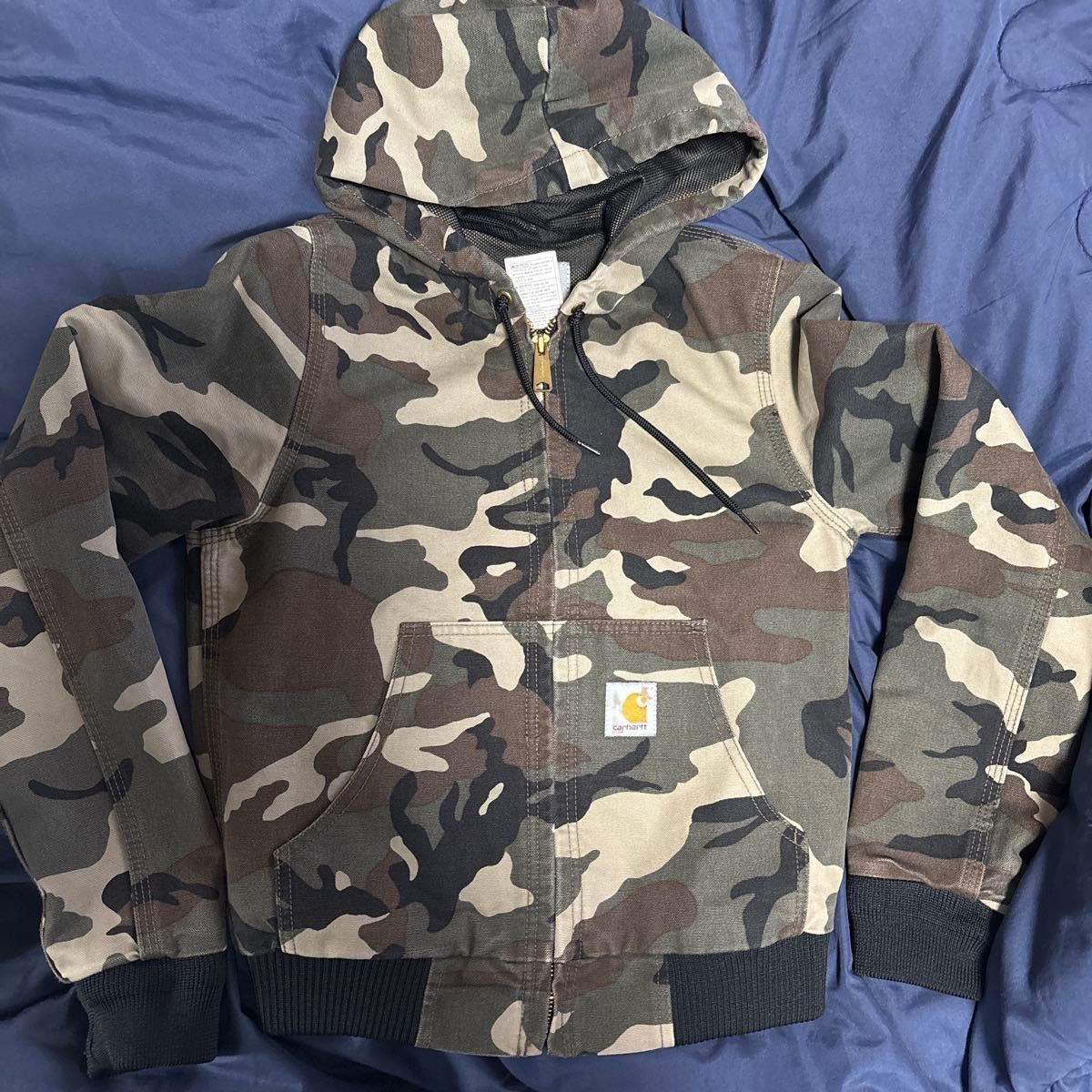 Carhartt 迷彩柄 ジップアップジャケット カーハート迷彩ジップアップジャケット