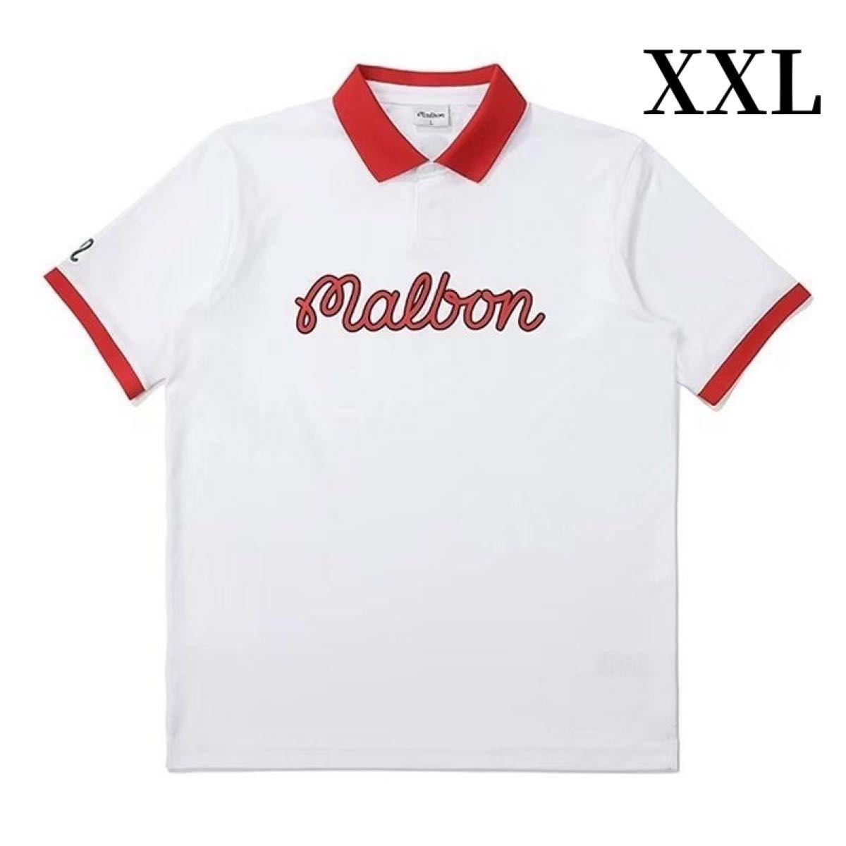 白色XXL マルボンゴルフ ポロシャツ malbon golf シャツ メンズ 白色XXL マルボンゴルフ ポロシャツ malbon golf シャツ メンズ