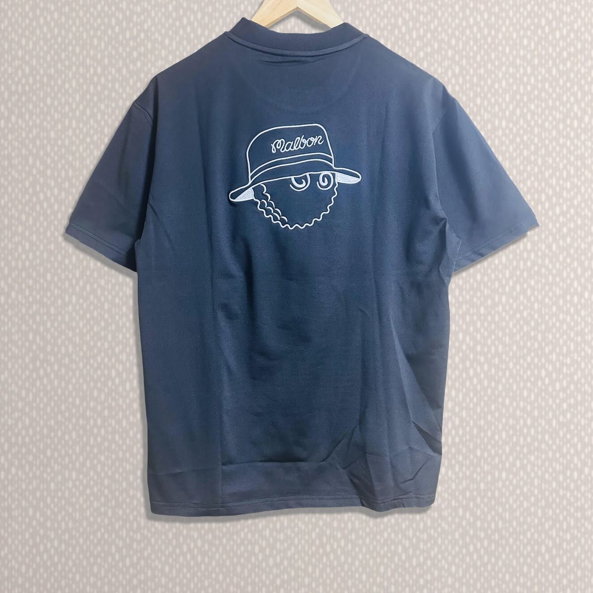 黒色XL マルボンゴルフ モックネック Tシャツ 半袖 メンズウェア 黒色XL マルボンゴルフ モックネック Tシャツ 半袖 メンズウェア