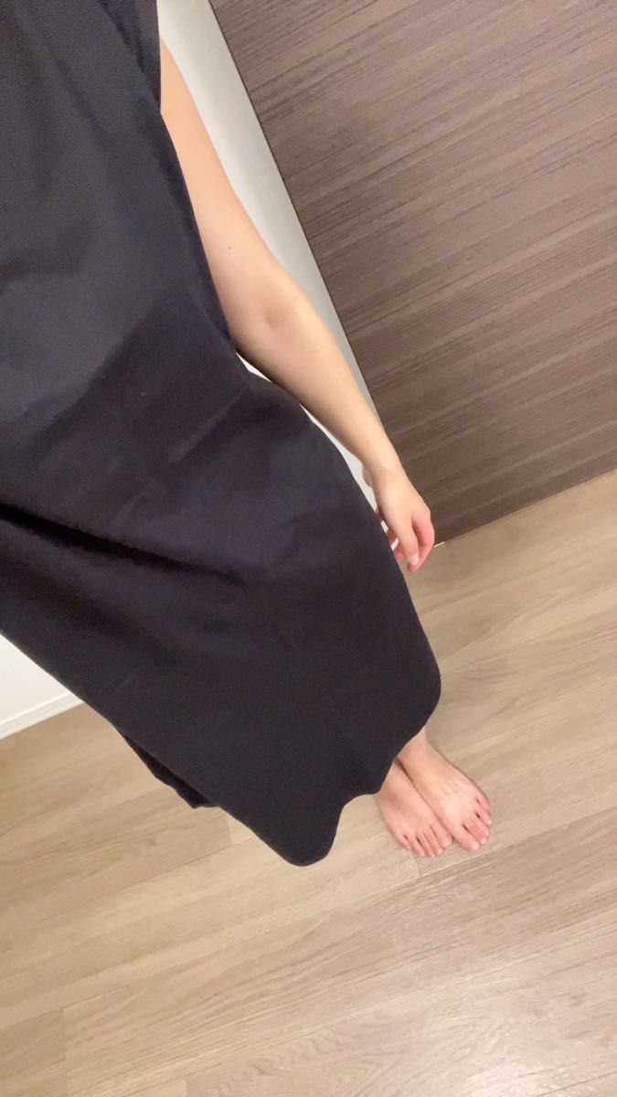 GU ラウンドヘムTワンピース 半袖 S