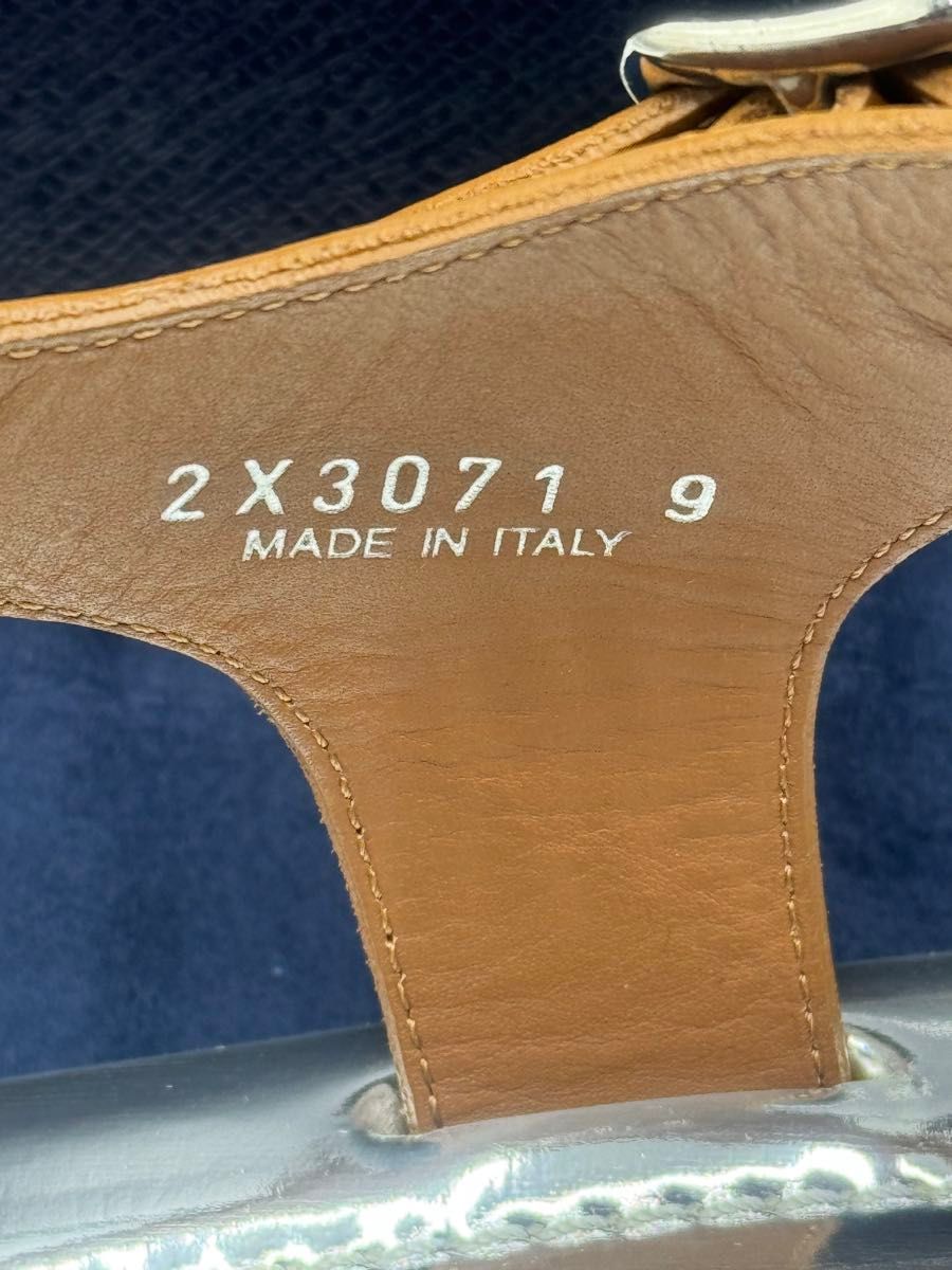 新品 PRADA プラダ サンダル レザー ストラップ ブラウン 新品 PRADA プラダ サンダル レザー ストラップ ブラウン