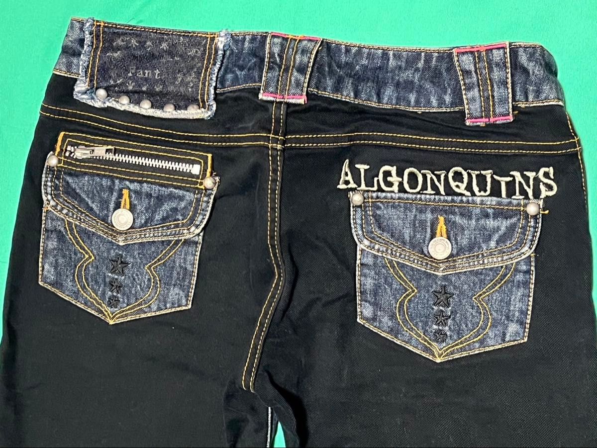 美品 ALGONQUINS アルゴンキン デニムパンツ ダメージ加工 美品 ALGONQUINS アルゴンキン デニムパンツ ダメージ加工