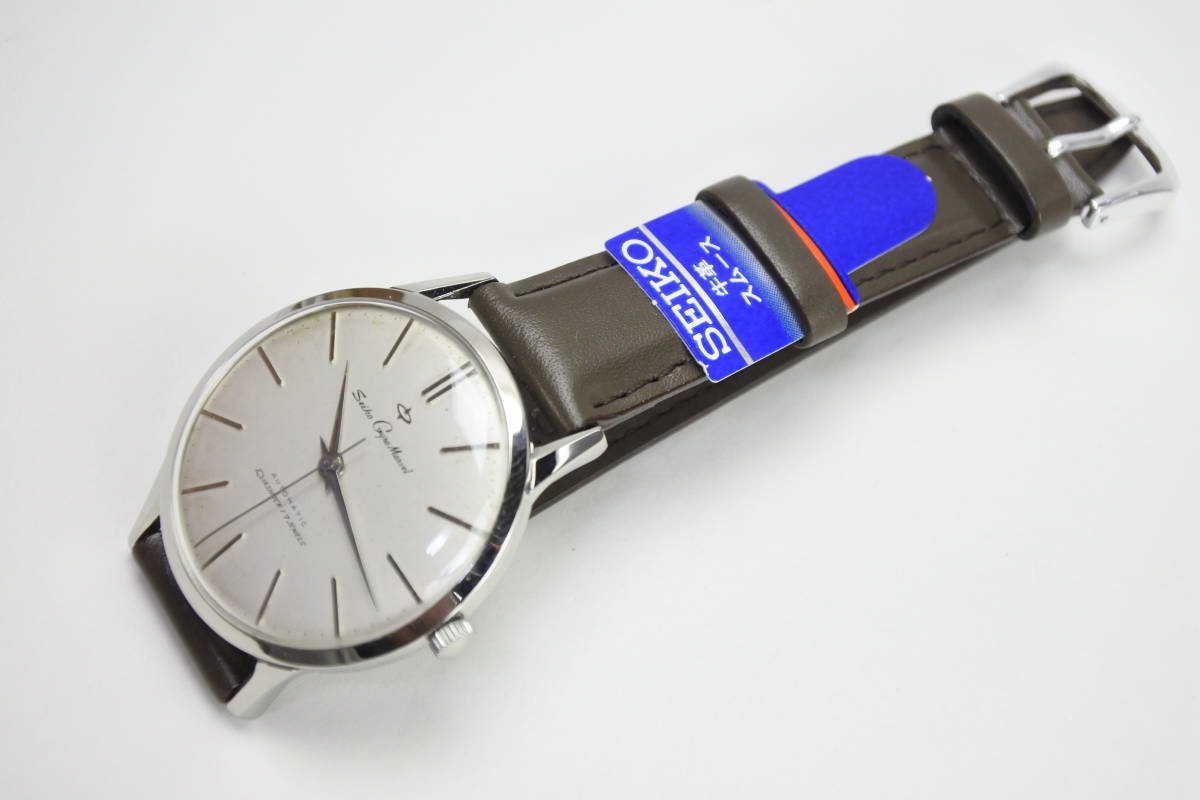 セイコー自動巻の祖 60年製 名機 SEIKO Gyro marvel Cal.290 １７石 紳士自動巻腕時計 お洒落アンティーク品