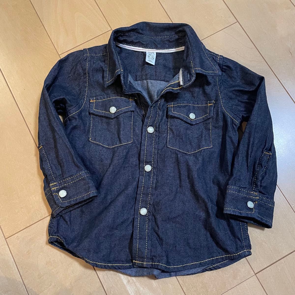 baby gap ベビーギャップ　デニムシャツ　シャツ　トップス　90cm デニム 長袖