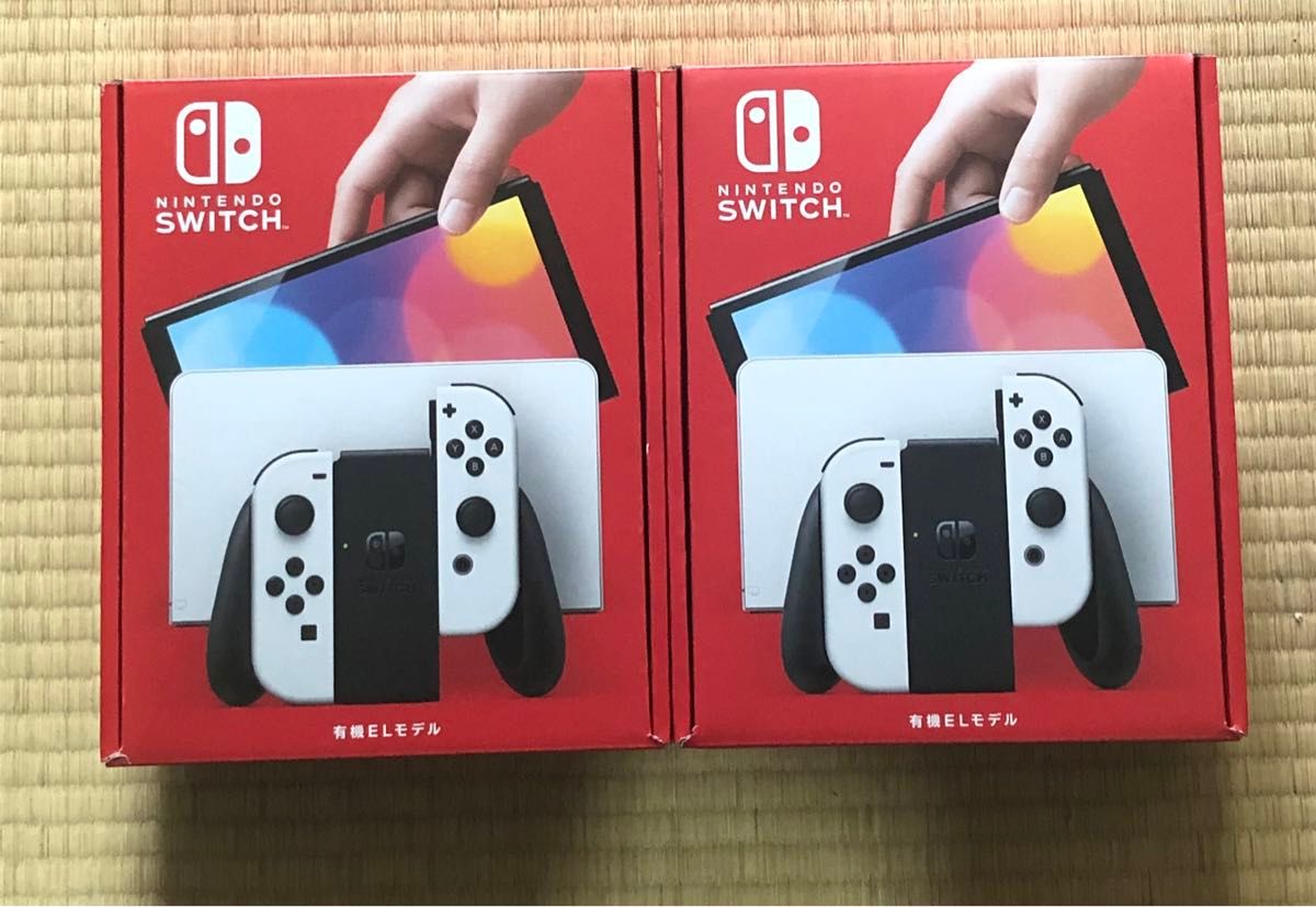 Nintendo Switch（有機ELモデル） Joy-Con(L)/(R) ホワイト｜の