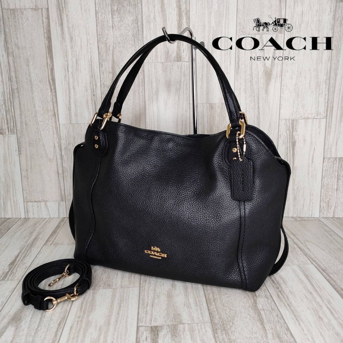 COACH コーチ レザー 2WAY ハンドバッグ ショルダーバッグ 50 COACH コーチ レザー 2WAY ハンドバッグ ショルダーバッグ 50
