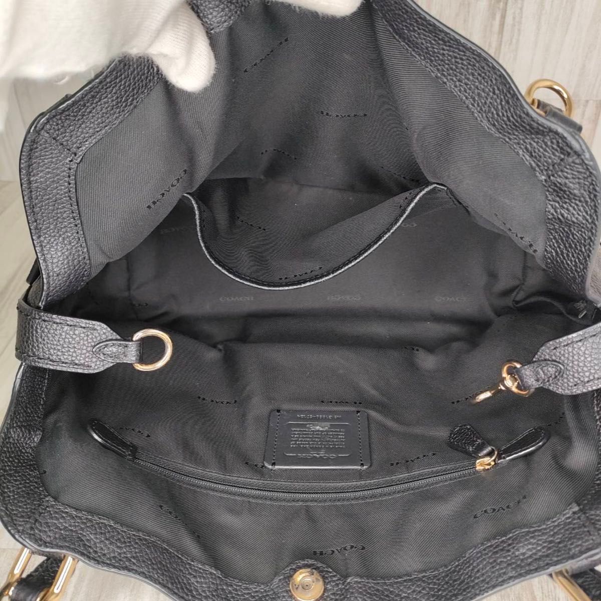 COACH コーチ レザー 2WAY ハンドバッグ ショルダーバッグ 50 COACH コーチ レザー 2WAY ハンドバッグ ショルダーバッグ 50