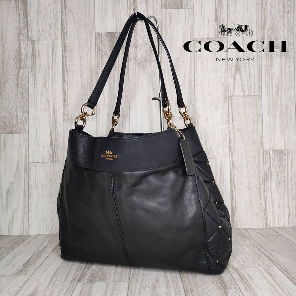 COACH コーチ レザー トートバッグ ハンドバッグ 60|Yahoo COACH コーチ レザー トートバッグ ハンドバッグ 60|Yahoo