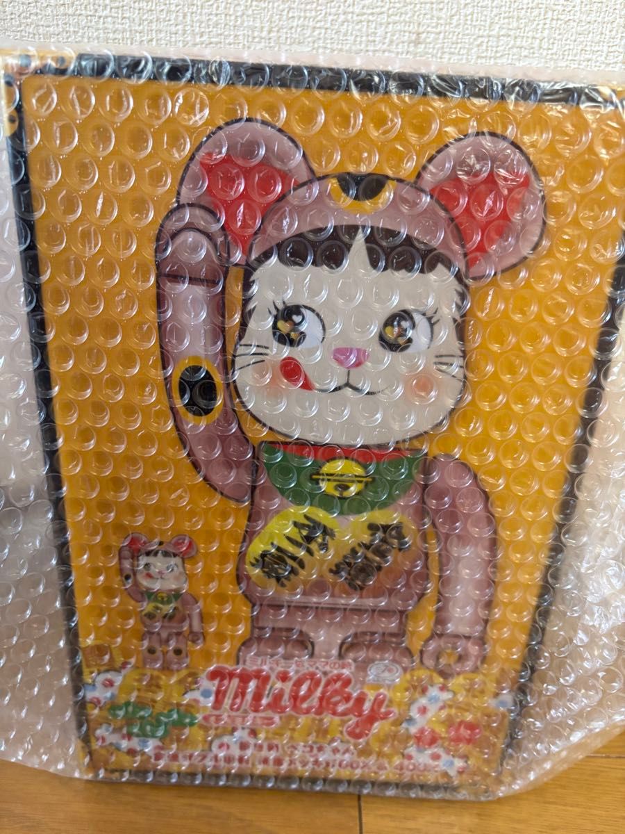 BE@RBRICK 招き猫 ペコちゃん 金運 ダブル小判 桃金メッキ 100 BE@RBRICK 招き猫 ペコちゃん 金運 ダブル小判 桃金メッキ 100