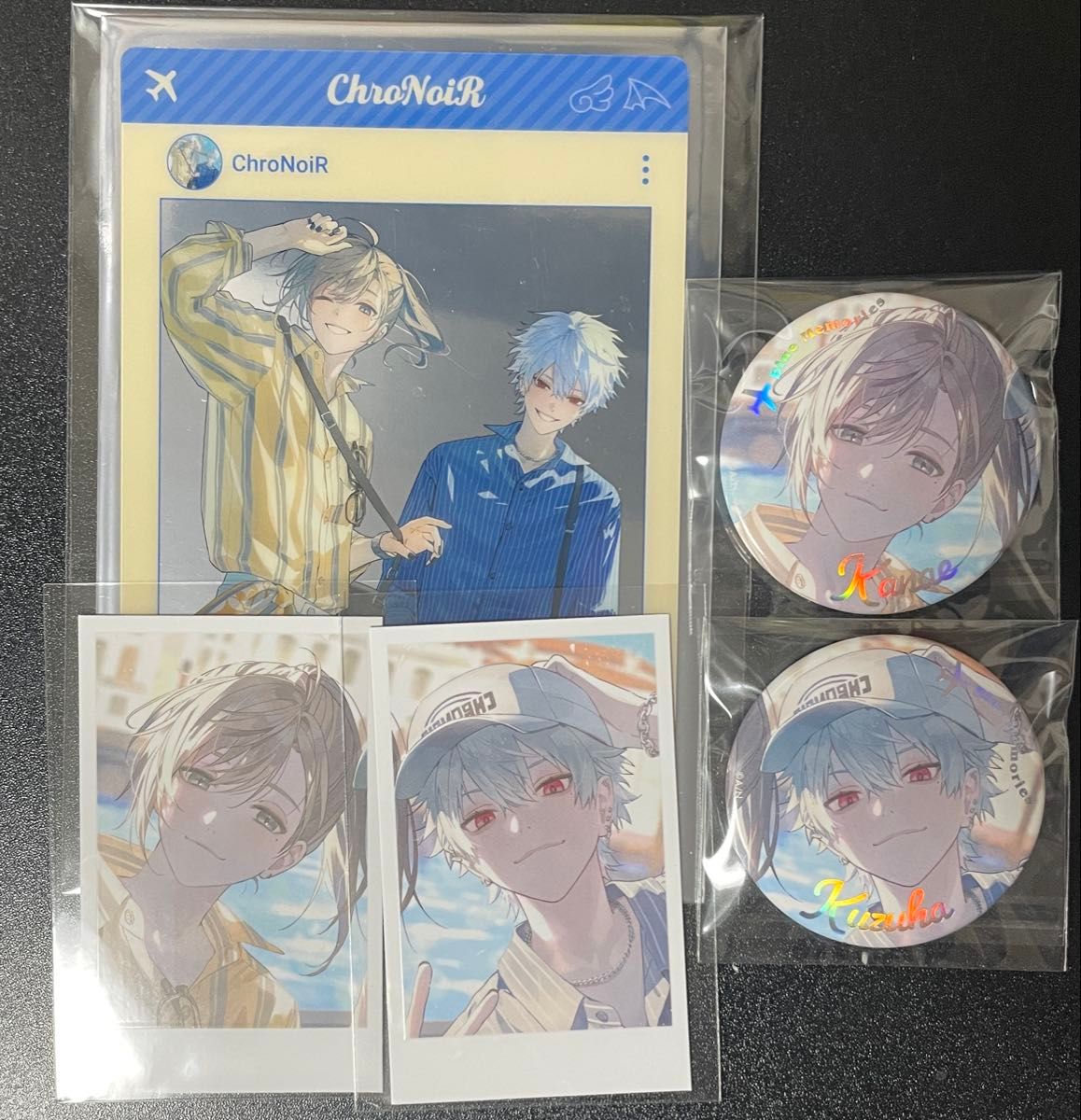 にじさんじ ChroNoiR Blue Memories 缶バッジ チェキ ノーマル にじさんじ ChroNoiR Blue Memories 缶バッジ チェキ ノーマル