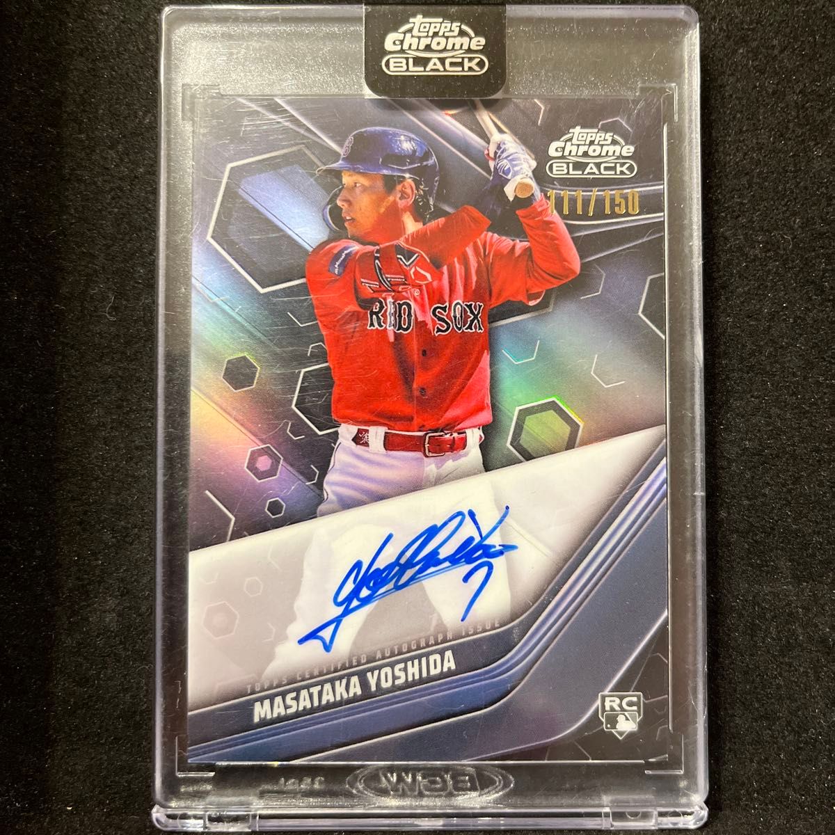 Masataka Yoshida Topps Chrome Black Auto RC 吉田正尚 直筆 Masataka Yoshida Topps Chrome Black Auto RC 吉田正尚 直筆