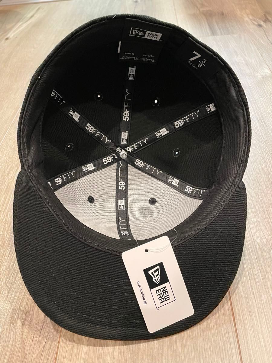 NEWERA ニューエラ キャップ 無地 59FIFTY 帽子 ブラック 7 3/8 NEWERA ニューエラ キャップ 無地 59FIFTY 帽子 ブラック 7 3/8