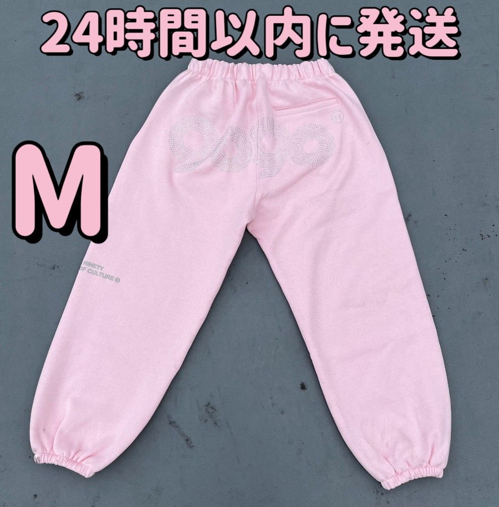 新品 Mサイズ 90 Logo Glitter Light Sweat Pants グリッター 新品 Mサイズ 90 Logo Glitter Light Sweat Pants グリッター