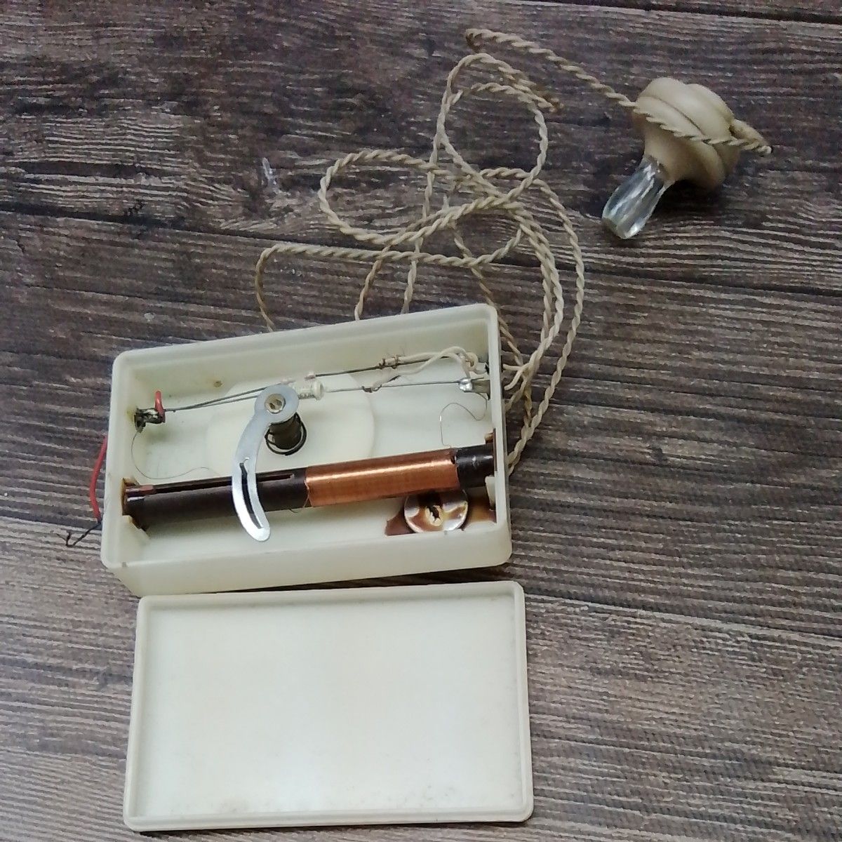 ゲルマニウムラジオ 鉱石ラジオ レトロ ゲルマ ラジオ vintage ゲルマニウムラジオ 鉱石ラジオ レトロ ゲルマ ラジオ vintage