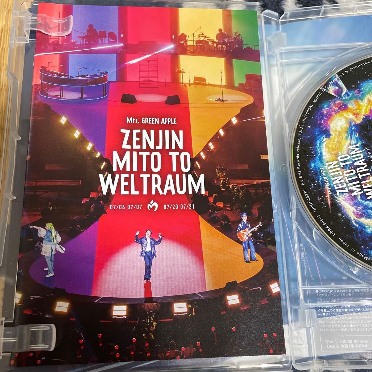 通常盤 Mrs GREEN APPLE 2DVD/ゼンジン未到とヴェルトラウム 通常盤 Mrs GREEN APPLE 2DVD/ゼンジン未到とヴェルトラウム