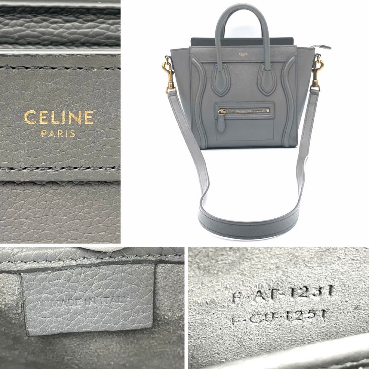 超極美品】CELINE セリーヌ ラゲージ ナノショッパー 超極美品】CELINE セリーヌ ラゲージ ナノショッパー