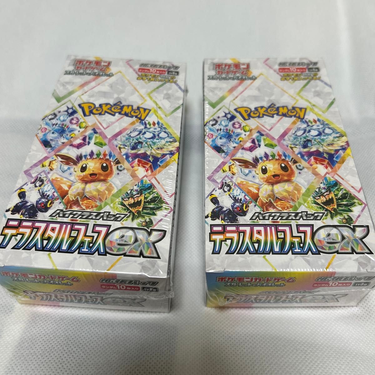 新品未開封ポケモンカードテラスタルフェスex 2BOX シュリンク 新品未開封ポケモンカードテラスタルフェスex 2BOX シュリンク