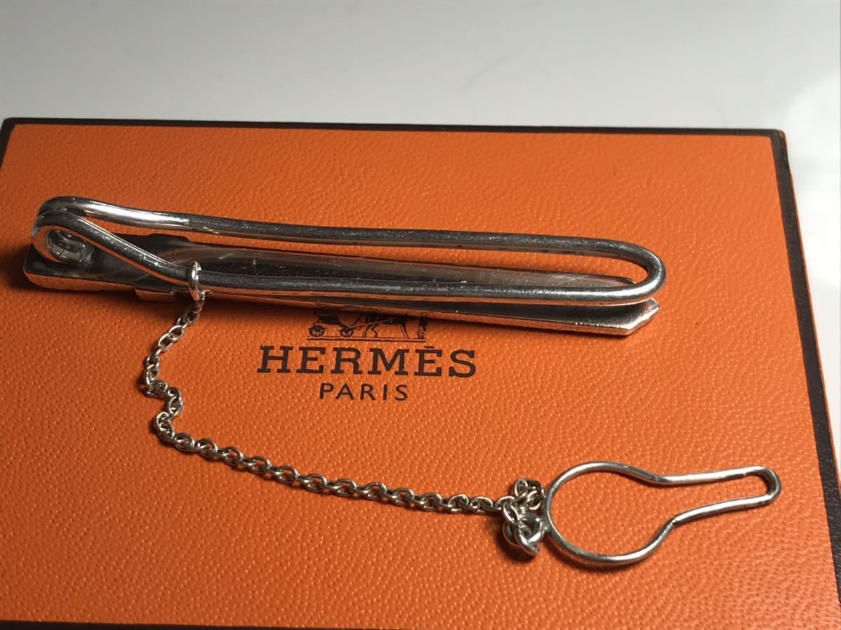  Hermes галстук булавка булавка для галстука Thai балка HERMES