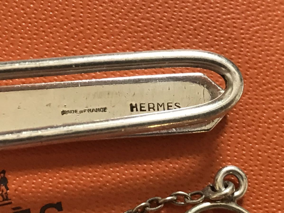  Hermes галстук булавка булавка для галстука Thai балка HERMES