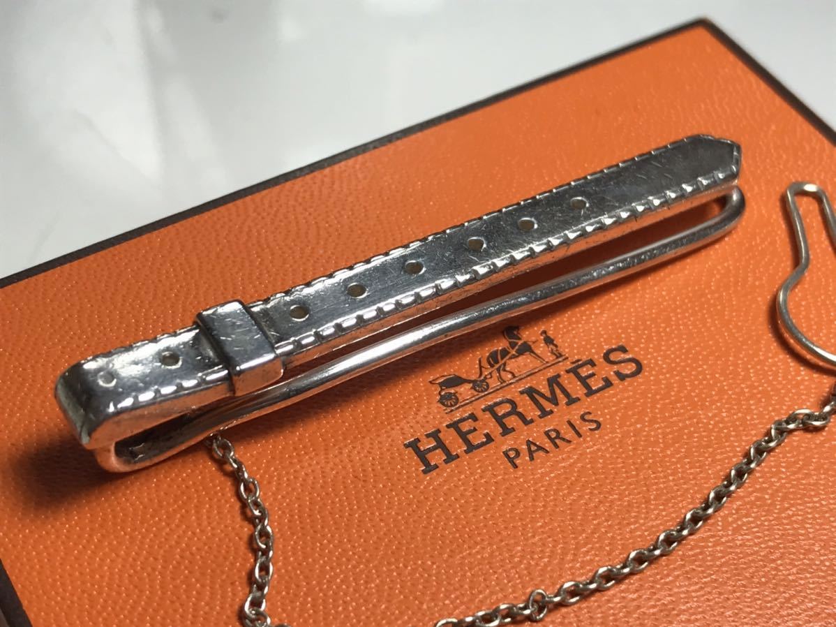  Hermes галстук булавка булавка для галстука Thai балка HERMES