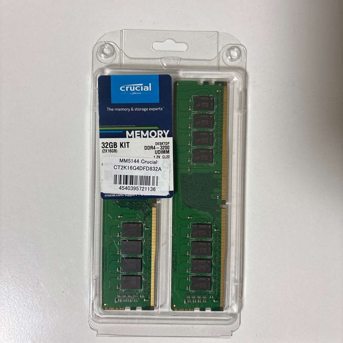 crucial CT2K16G4DFD832A DDR4-3200 16GB 2枚(32GB)|Yahoo crucial CT2K16G4DFD832A DDR4-3200 16GB 2枚(32GB)|Yahoo