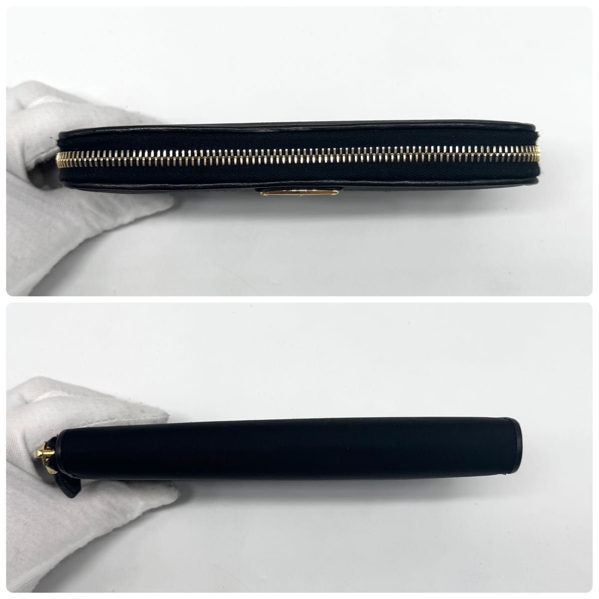 極美品・付属品完備】PRADA プラダ 長財布 ナイロン ラウンド 極美品・付属品完備】PRADA プラダ 長財布 ナイロン ラウンド