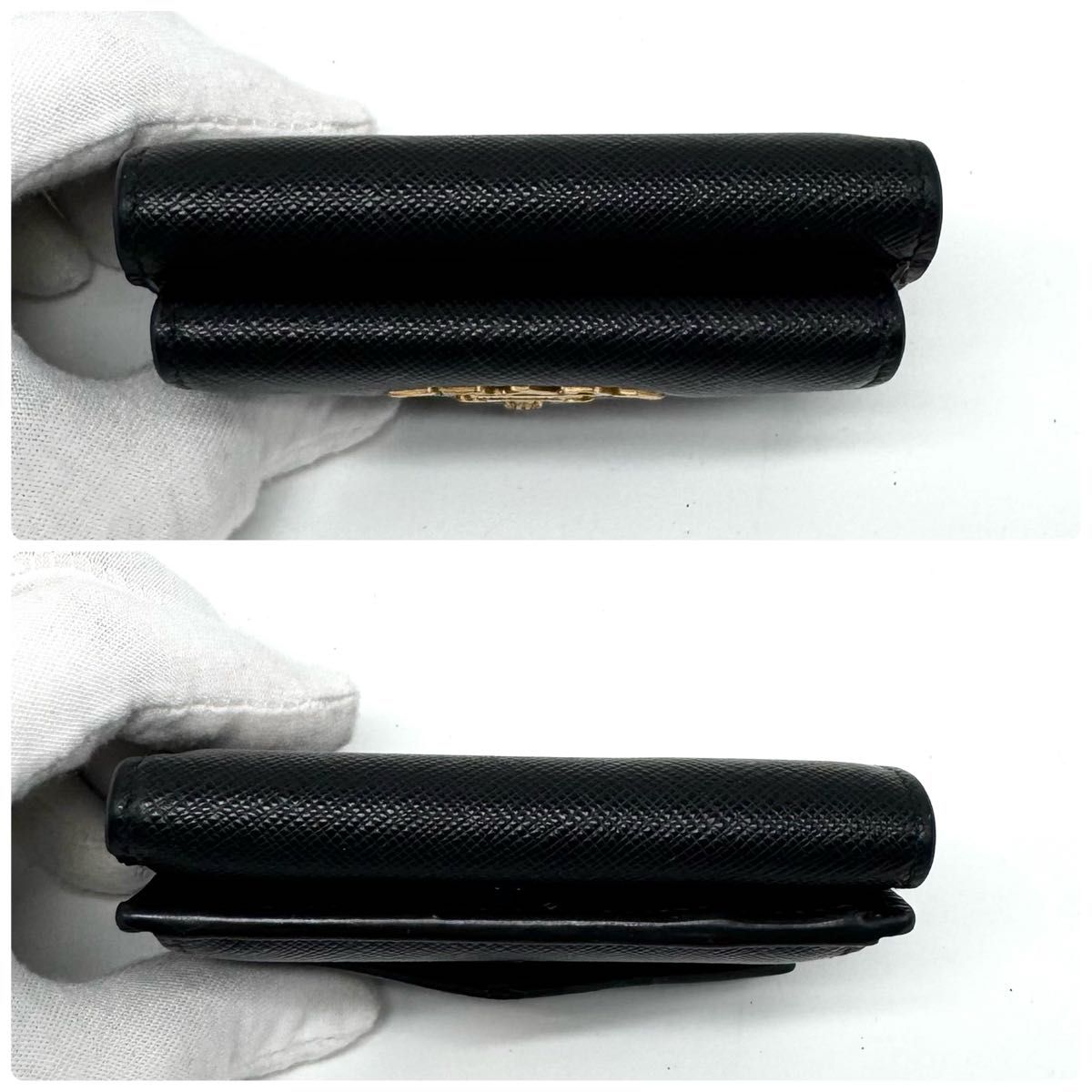 超美品・付属品付き】現行型 RFID掲載 PRADA プラダ 三つ折り 超美品・付属品付き】現行型 RFID掲載 PRADA プラダ 三つ折り