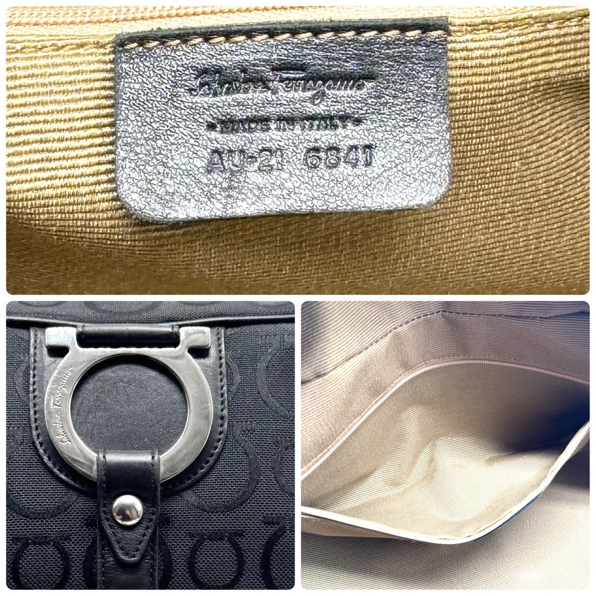 極美品・使用感少ない】Salvatore Ferragamo フェラガモ 極美品・使用感少ない】Salvatore Ferragamo フェラガモ