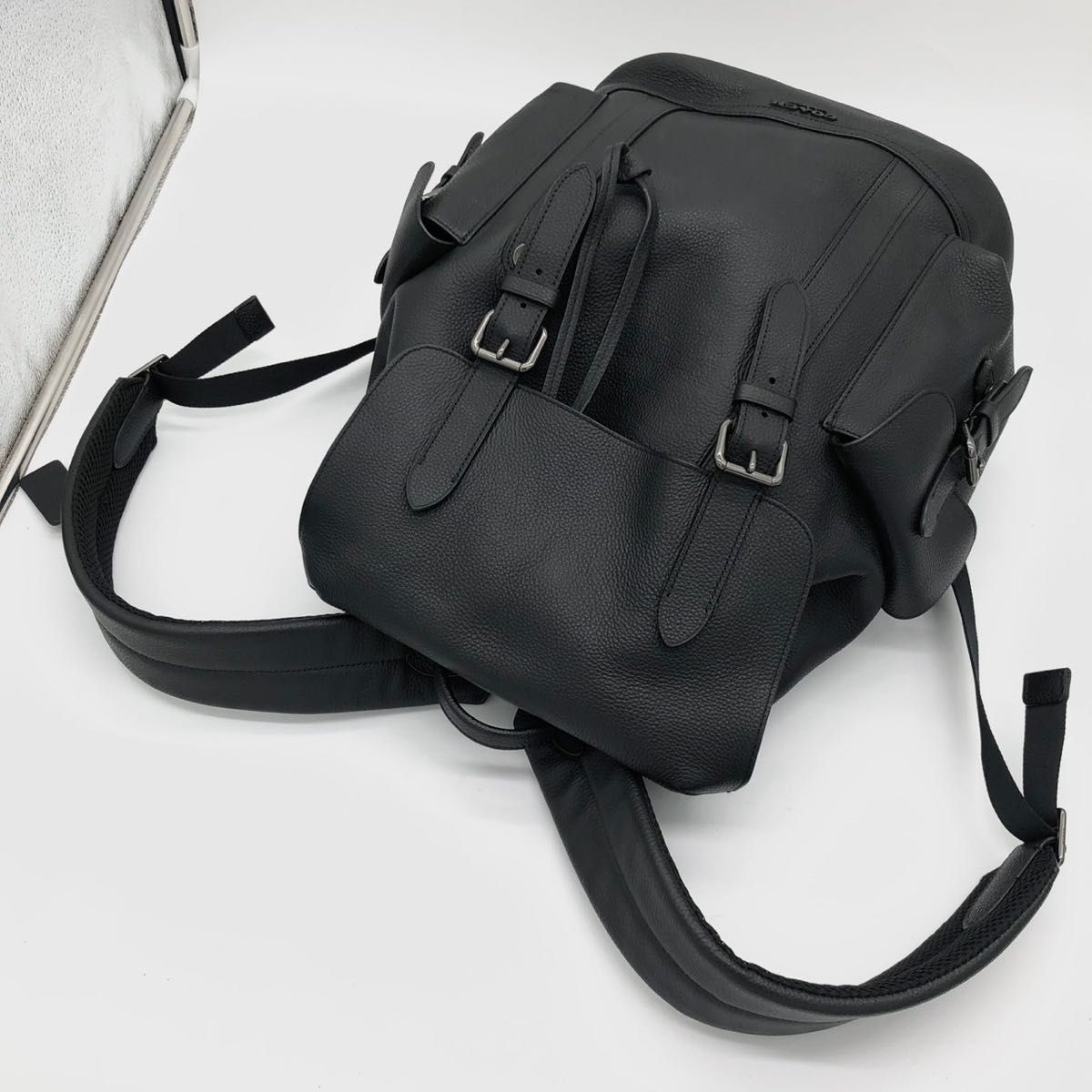 未使用に近い】COACH コーチ ハドソン ビジネス リュック バック 未使用に近い】COACH コーチ ハドソン ビジネス リュック バック