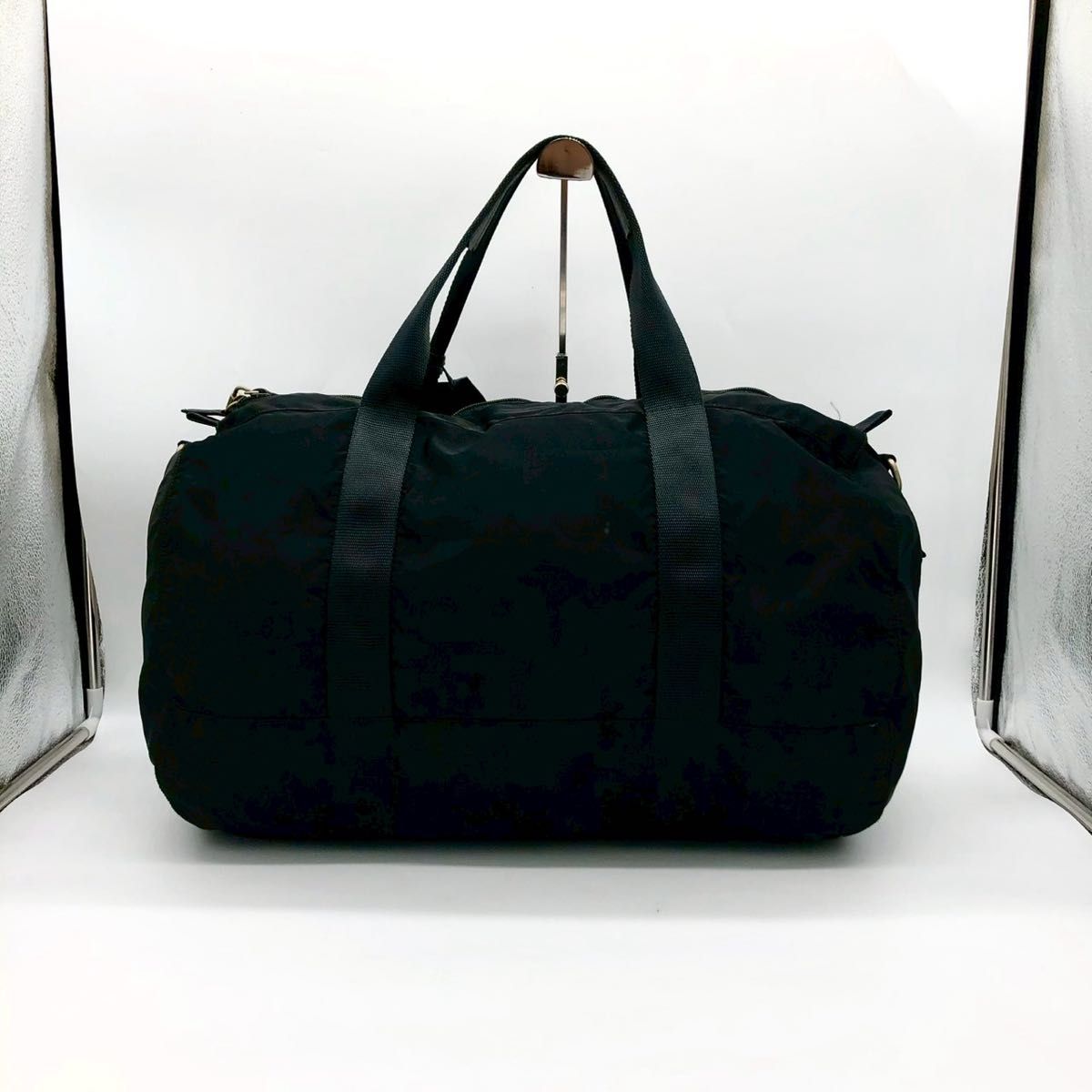 極美品】PRADプラダ 2way ボストンバッグ ショルダーバッグ 極美品】PRADプラダ 2way ボストンバッグ ショルダーバッグ