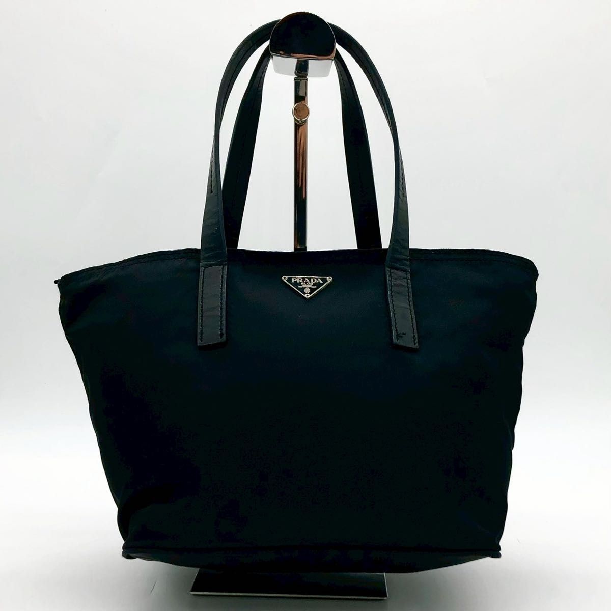 極美品】PRADA プラダ ミニ ハンドバッグ テスートナイロン 極美品】PRADA プラダ ミニ ハンドバッグ テスートナイロン