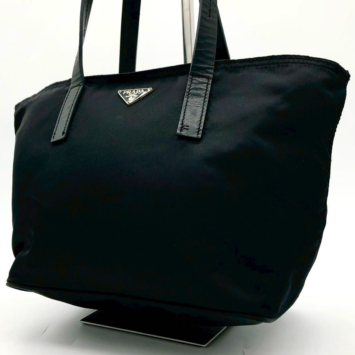 極美品】PRADA プラダ ミニ ハンドバッグ テスートナイロン 極美品】PRADA プラダ ミニ ハンドバッグ テスートナイロン