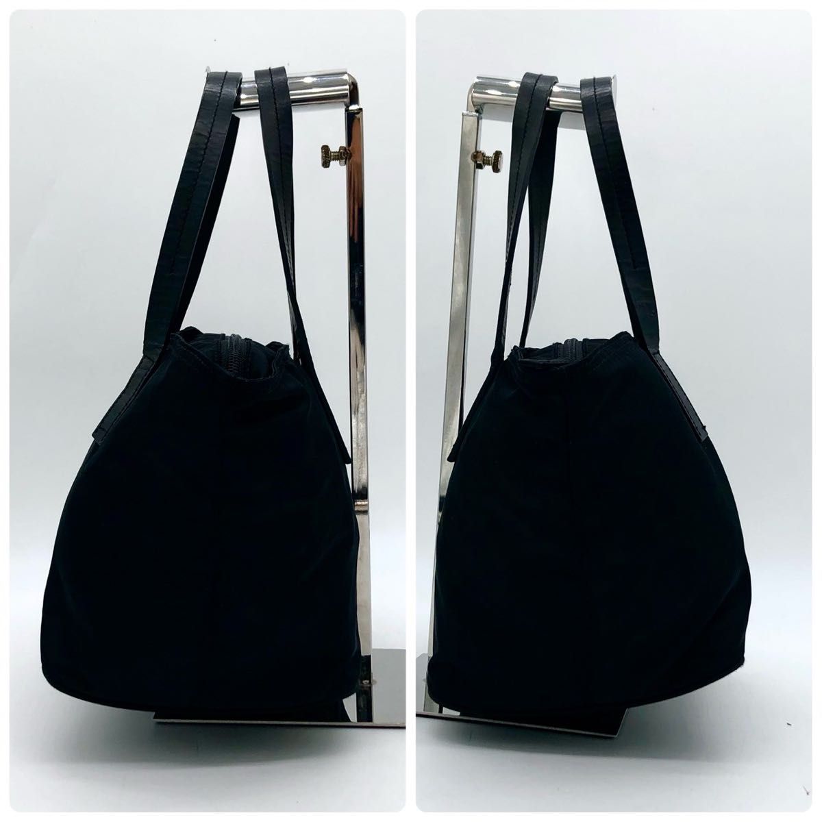 極美品】PRADA プラダ ミニ ハンドバッグ テスートナイロン 極美品】PRADA プラダ ミニ ハンドバッグ テスートナイロン