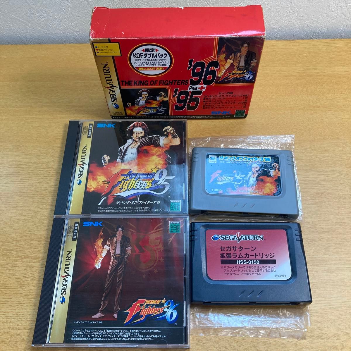 セガサターン SSソフト KOFダブルパック キングオブファイターズ セガサターン SSソフト KOFダブルパック キングオブファイターズ
