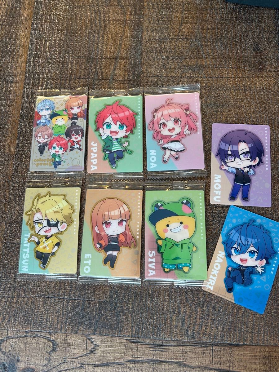 カラフルピーチ ウエハースカードミニキャラverセット じゃぱぱ カラフルピーチ ウエハースカードミニキャラverセット じゃぱぱ