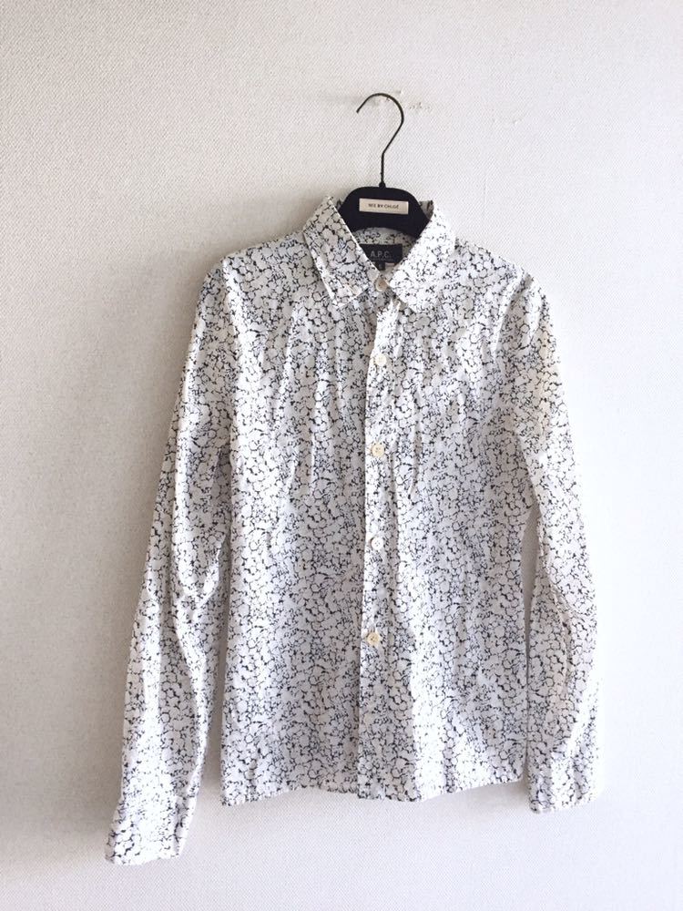驚きの価格 APC☆シャツ☆ブラウス☆リバティ☆ウィリアムモリス S