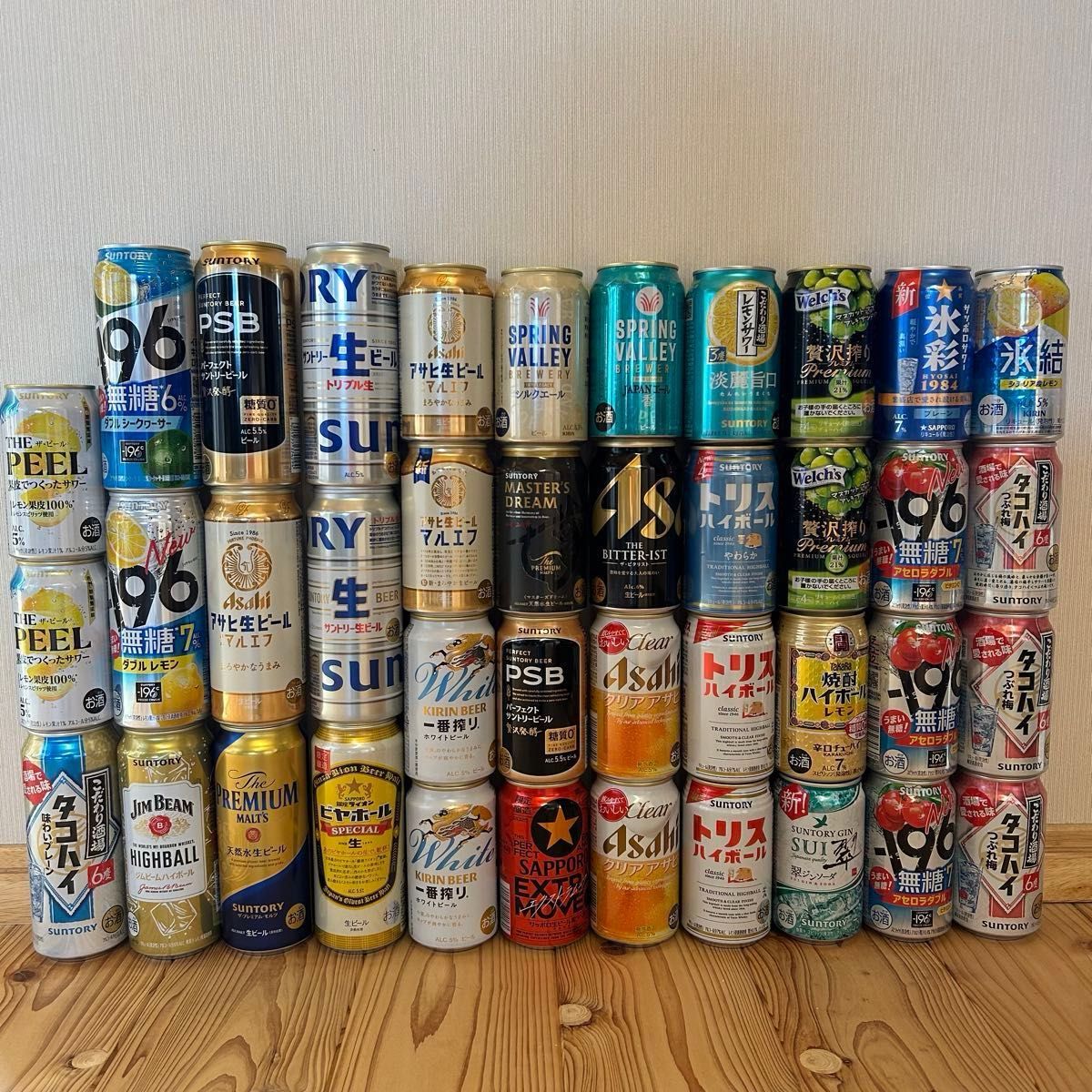 ビール 発泡酒 缶チューハイ ハイボールなど 合計40本(500ml×10 ビール 発泡酒 缶チューハイ ハイボールなど 合計40本(500ml×10